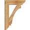 Ekena Millwork Imperial Slat Rough Sawn Bracket, Western Red Cedar, 6"W x 28"D x 40"H BKT06X28X40IMP06RWR - alternate 2